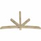 Ekena Millwork Alberta Rough Sawn Timber Gable Bracket, Douglas Fir, 84"W x 53"H x 4"D x 4"F, 15/12 Pitch GBW084X53X0404ALB00RDF - alternate 5